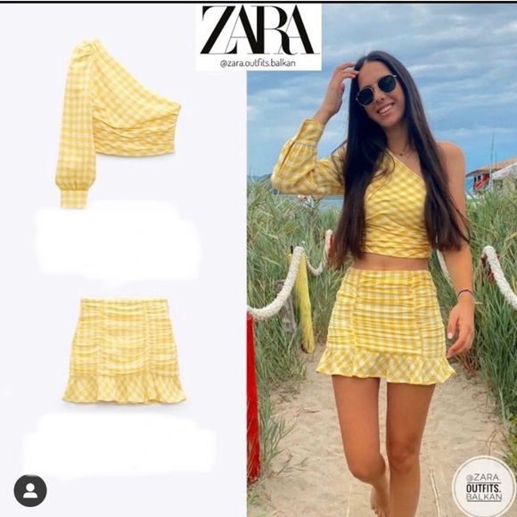 ZARA high waist mini skirt 8045/608 - Picture 16 of 16